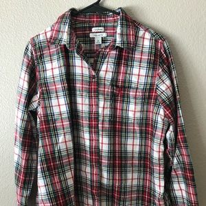 Relaxed flannel shirt